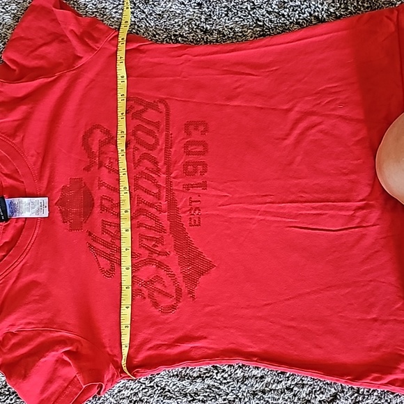 STUNNING RED BLING  HARLEY DAVIDSON LIVERMORE - Picture 7 of 11